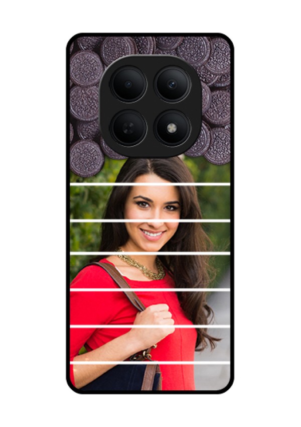 Poco M8 5G Custom Glass Phone Case - With Oreo Biscuit Design