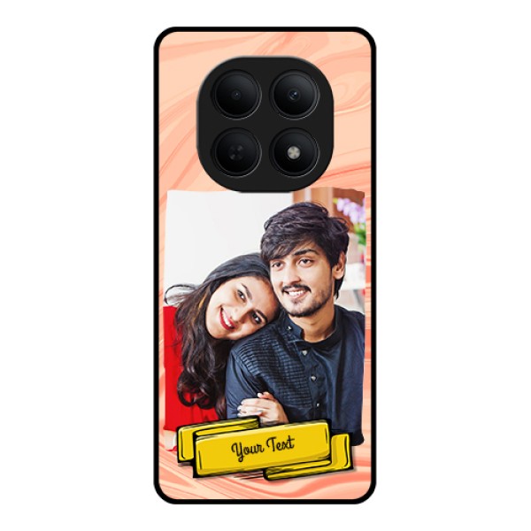 Poco M8 5G Custom Glass Phone Case - Marble Texture Design