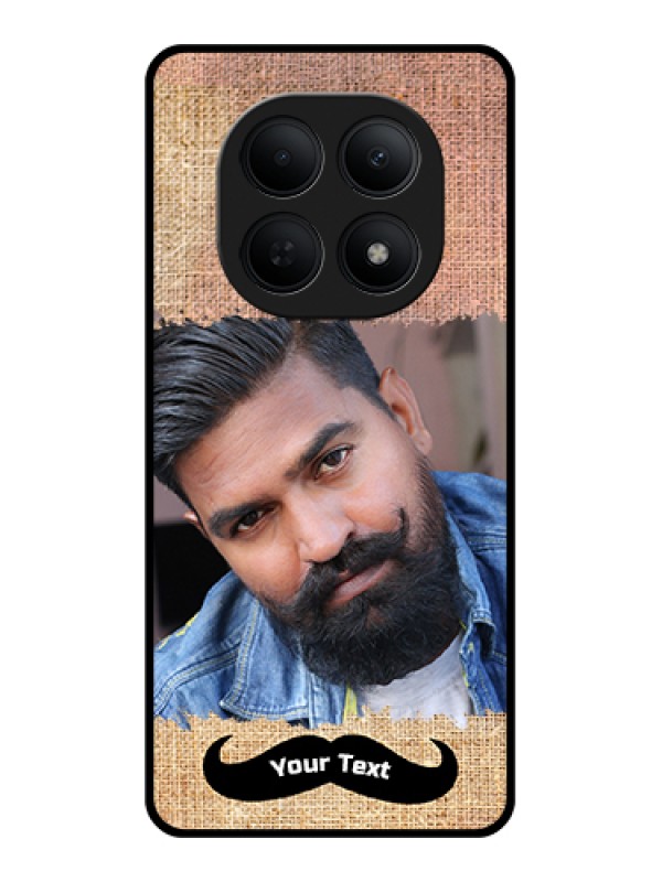 Custom Poco M8 5G Custom Glass Phone Case - With Texture Design