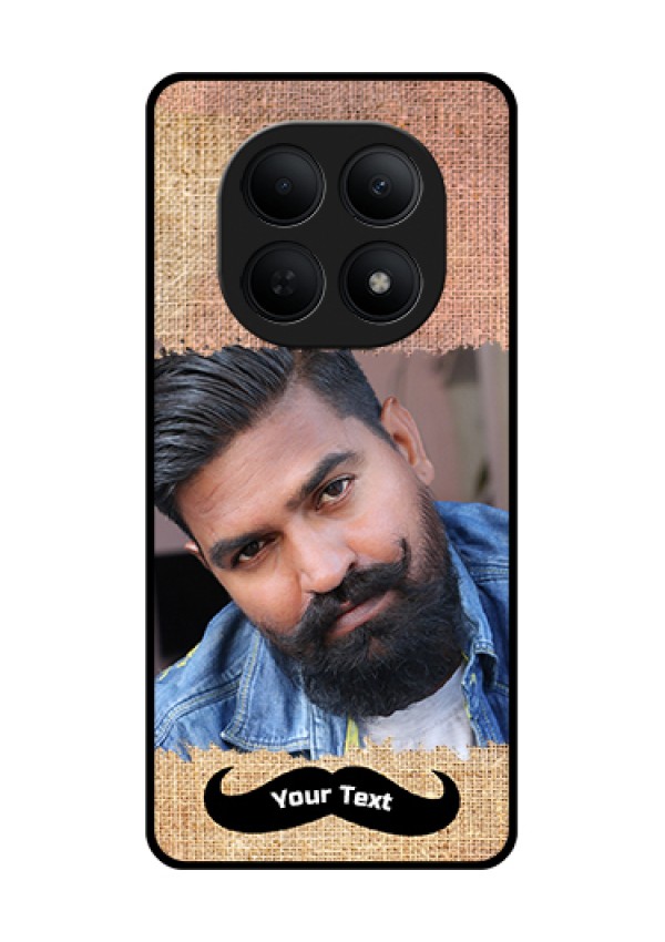Poco M8 5G Custom Glass Phone Case - With Texture Design