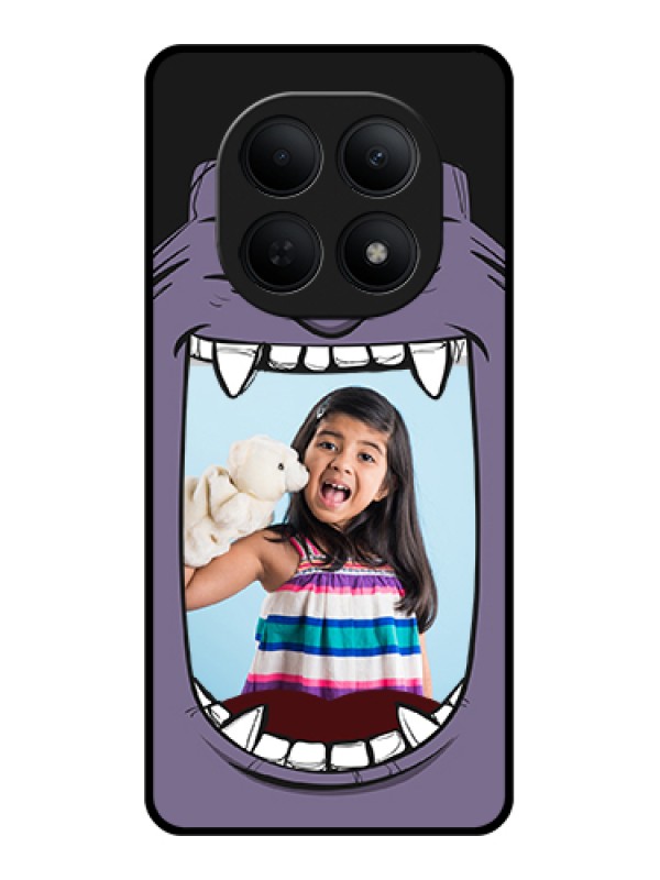 Custom Poco M8 5G Custom Glass Phone Case - Angry Monster Design