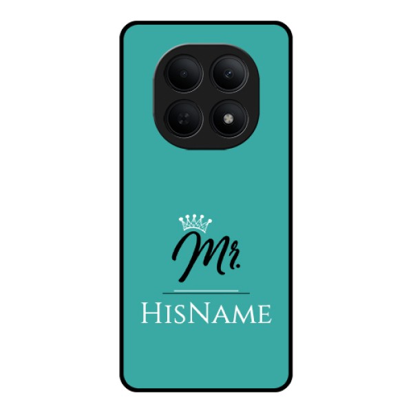 Poco M8 5G Custom Glass Phone Case - Mr With Name Design
