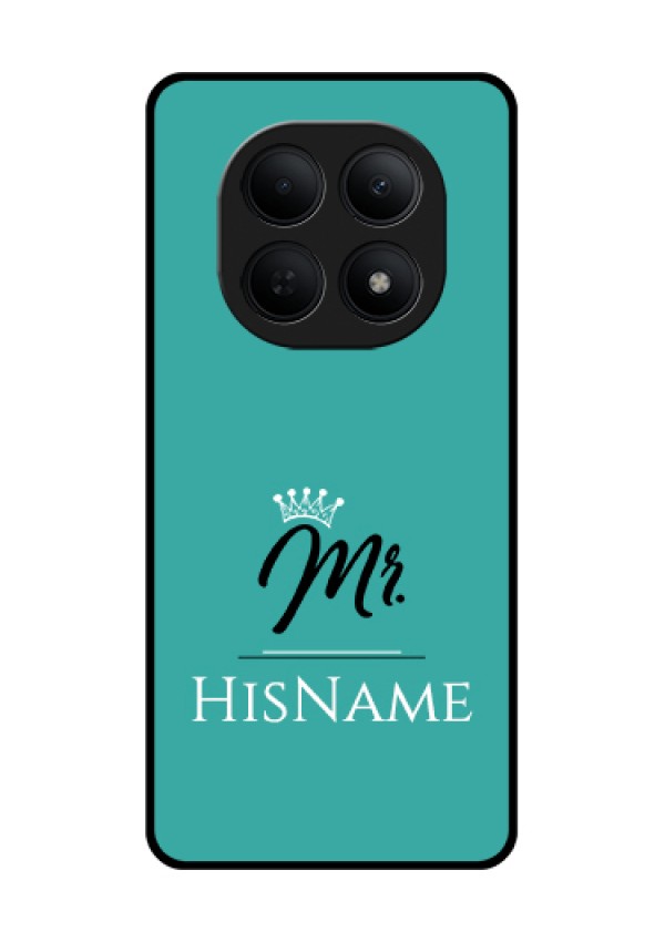 Poco M8 5G Custom Glass Phone Case - Mr With Name Design