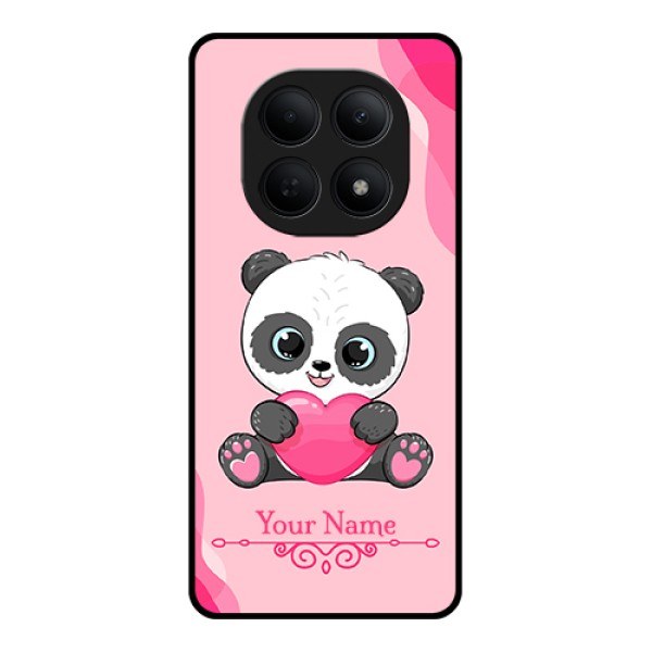 Poco M8 5G Custom Glass Phone Case - Cute Panda Design