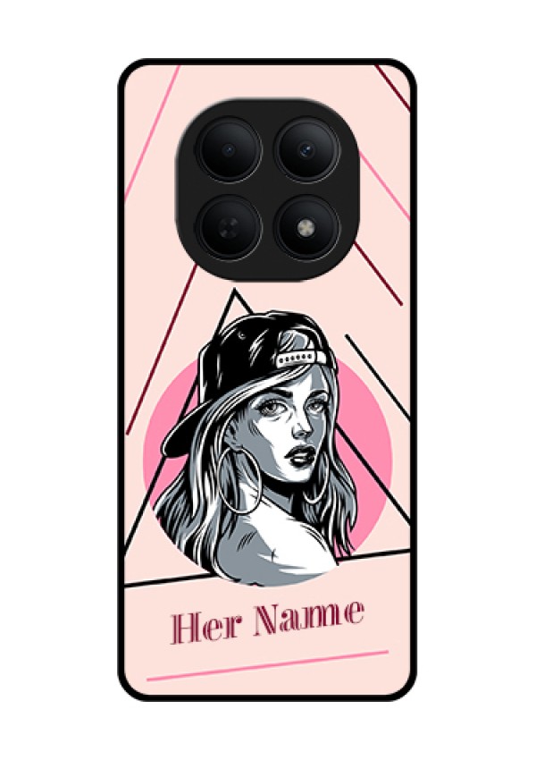Poco M8 5G Custom Glass Phone Case - Rockstar Girl Design