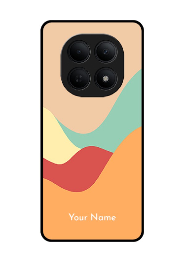Poco M8 5G Custom Glass Phone Case - Ocean Waves Multi - Colour Design