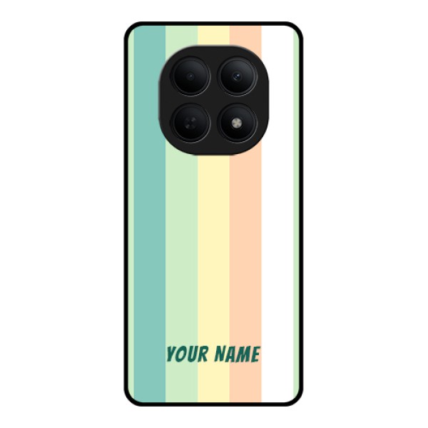 Poco M8 5G Custom Glass Phone Case - Multi - Colour Stripes Design Poco M8 5G Custom Glass Phone Case - Multi - Colour Stripes Design