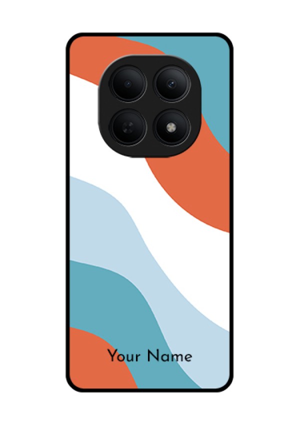 Poco M8 5G Custom Glass Phone Case - Coloured Waves Design