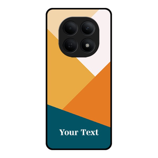Poco M8 5G Custom Glass Phone Case - Stacked Multi - Colour Design