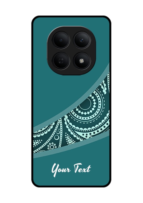 Poco M8 5G Custom Glass Phone Case - Semi Visible Floral Design