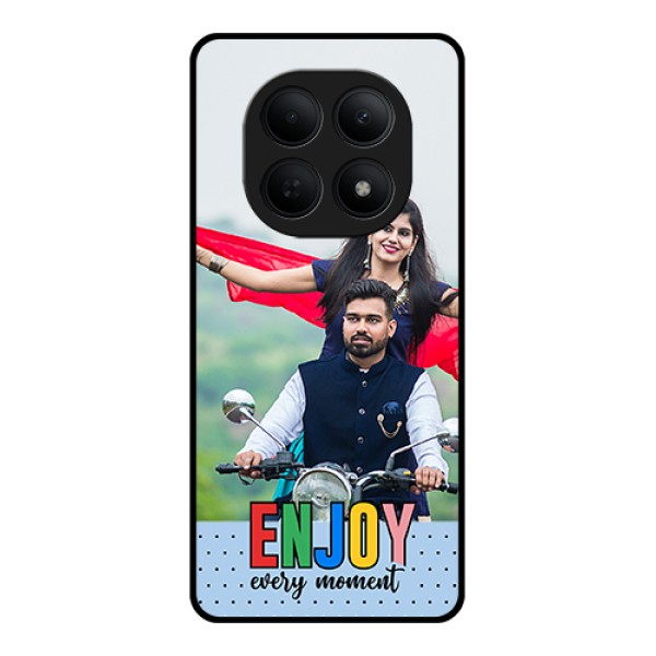 Poco M8 5G Custom Glass Phone Case - Enjoy Every Moment Design Poco M8 5G Custom Glass Phone Case - Enjoy Every Moment Design