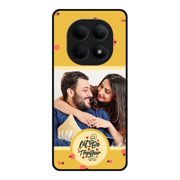 Poco M8 5G Custom Glass Phone Case - Lets Be Together Design Poco M8 5G Custom Glass Phone Case - Lets Be Together Design