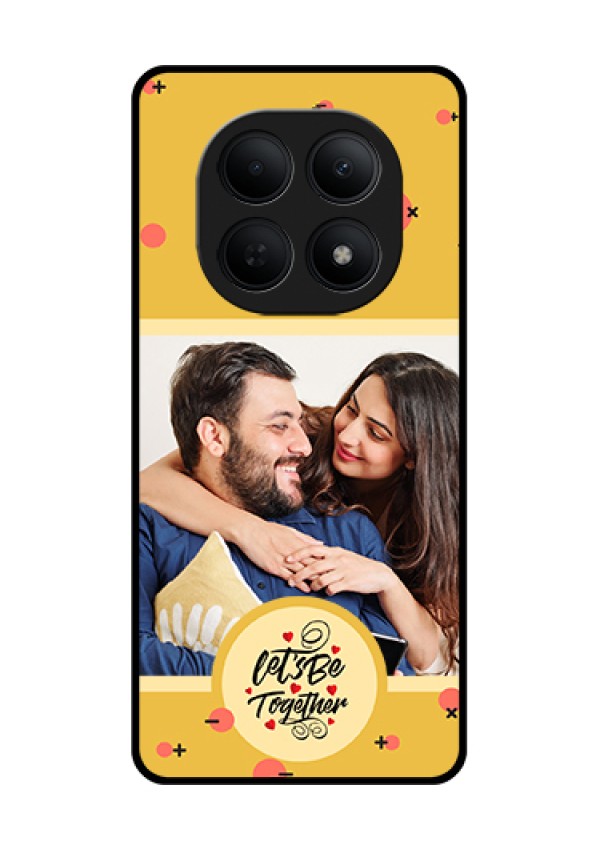 Poco M8 5G Custom Glass Phone Case - Lets Be Together Design