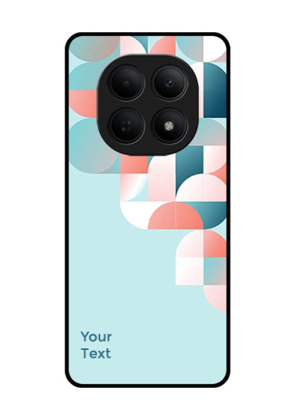 Poco M8 5G Custom Glass Phone Case - Stylish Semi - Circle Pattern Design