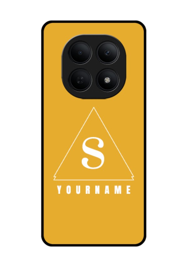 Poco M8 5G Custom Glass Phone Case - Simple Triangle Design
