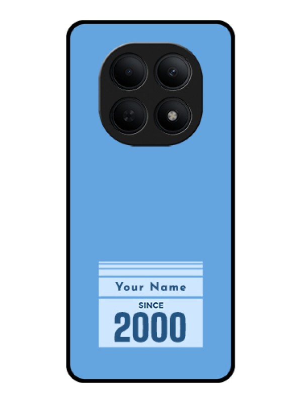 Custom Poco M8 5G Custom Glass Phone Case - Custom Year Of Birth Design
