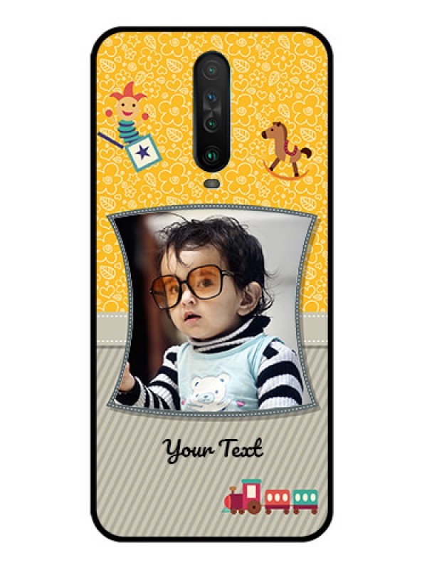 Custom Poco X2 Personalized Glass Phone Case  - Baby Picture Upload Design