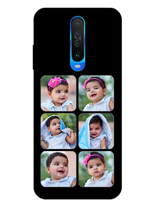 Custom Poco X2 Photo Printing on Glass Case  - Multiple Pictures Design