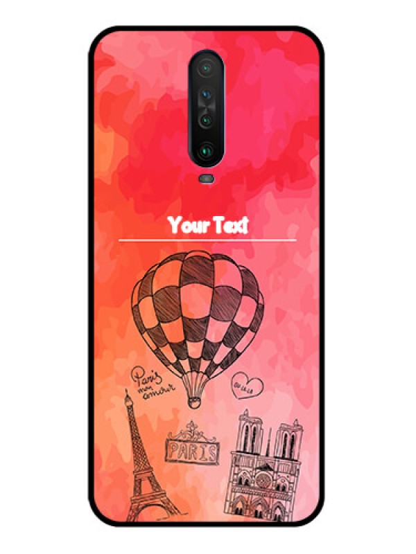Custom Poco X2 Custom Glass Phone Case  - Paris Theme Design
