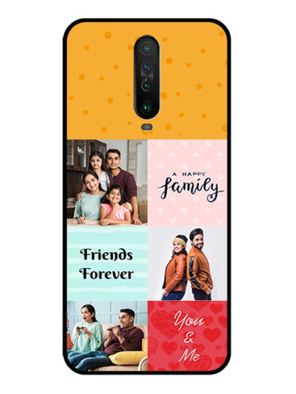 Custom Poco X2 Personalized Glass Phone Case  - Images with Quotes Design