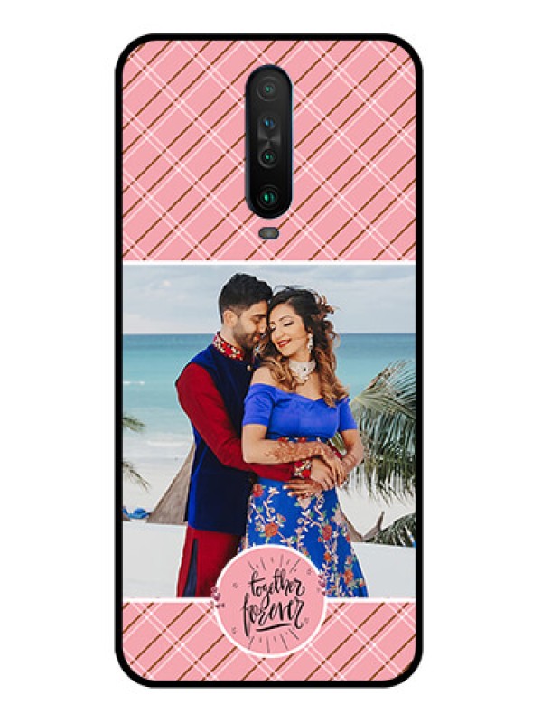 Custom Poco X2 Personalized Glass Phone Case  - Together Forever Design