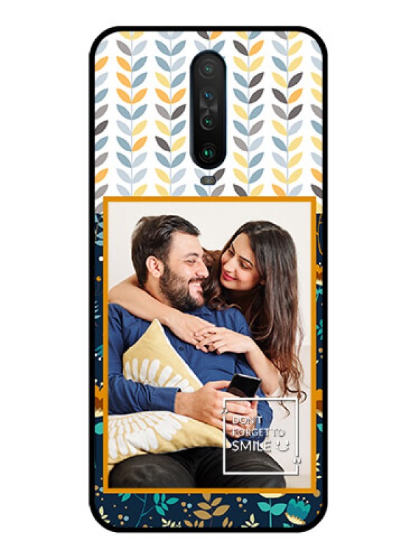 Custom Poco X2 Custom Glass Mobile Case  - Pattern Design