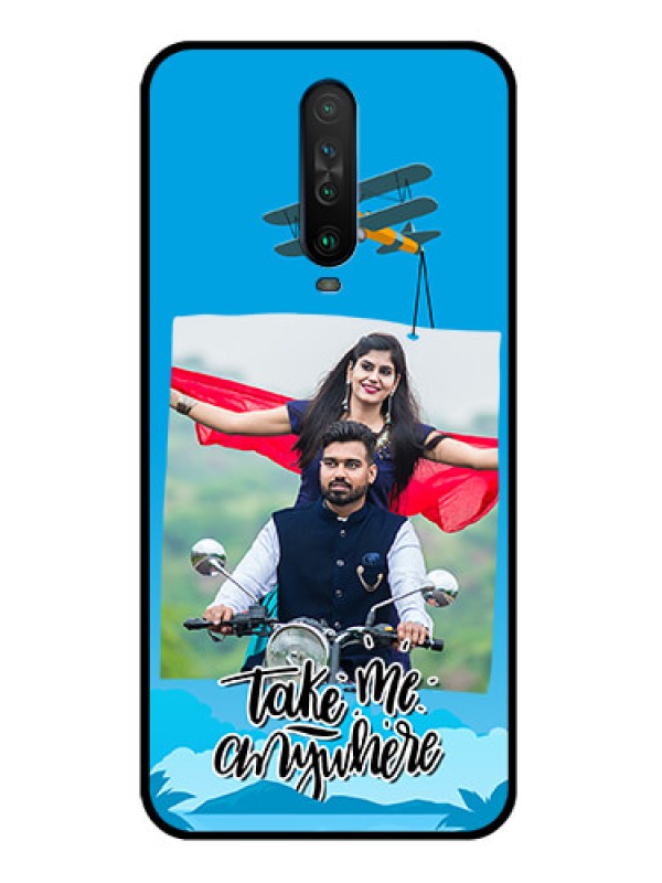 Custom Poco X2 Custom Glass Mobile Case  - Traveller Design 