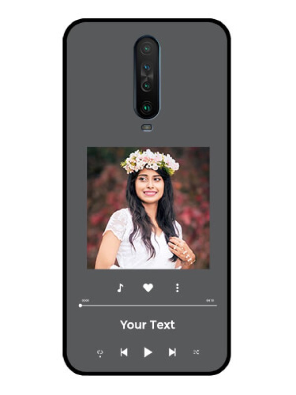 Custom Poco X2 Custom Glass Mobile Case - Play The Music Design