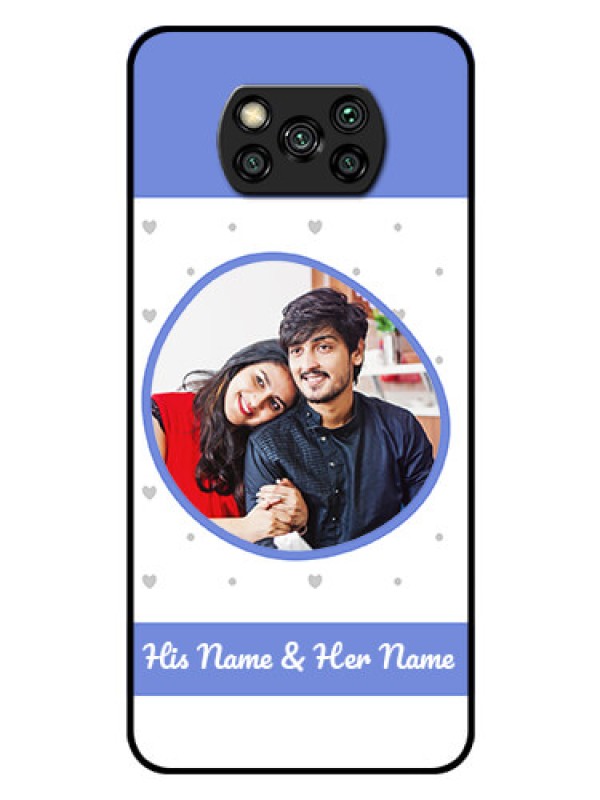 Custom Poco X3 Pro Photo Printing on Glass Case  - Premium Case Design