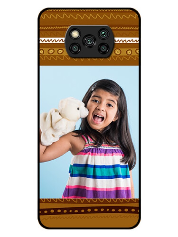 Custom Poco X3 Pro Custom Glass Phone Case  - Friends Picture Upload Design 