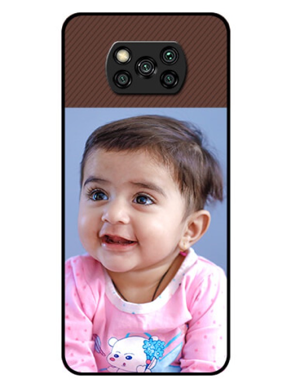 Custom Poco X3 Pro Custom Glass Mobile Case  - Elegant Case Design