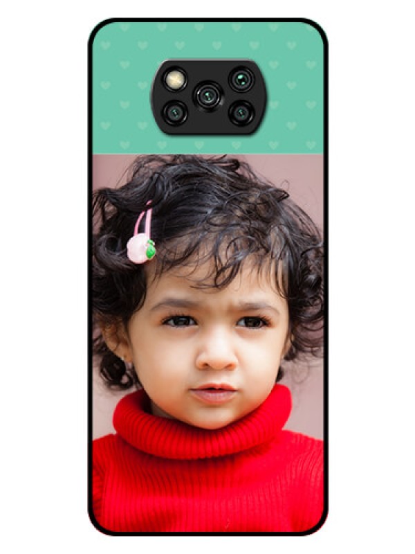 Custom Poco X3 Pro Custom Glass Phone Case  - Lovers Picture Design