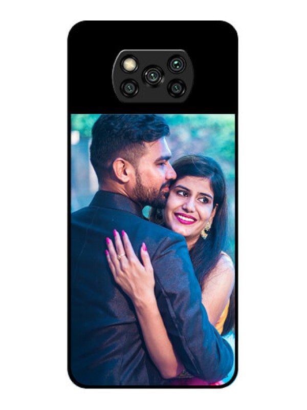 Custom Poco X3 Pro Custom Glass Phone Case - Upload Full Picture With Custom Color Design