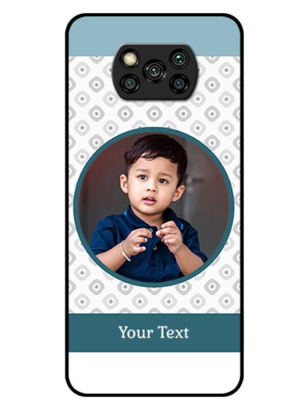 Custom Poco X3 Personalized Glass Phone Case  - Premium Cover Design