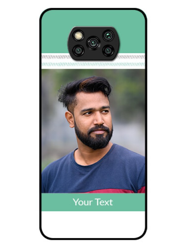 Custom Poco X3 Custom Glass Phone Case  - Premium Cases for Girls