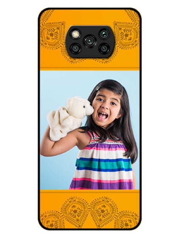 Custom Poco X3 Personalized Glass Phone Case  - Photo Wedding Design 