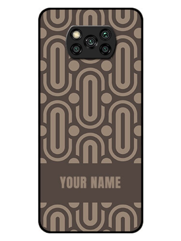 Custom Poco X3 Custom Glass Phone Case - Captivating Zero Pattern Design