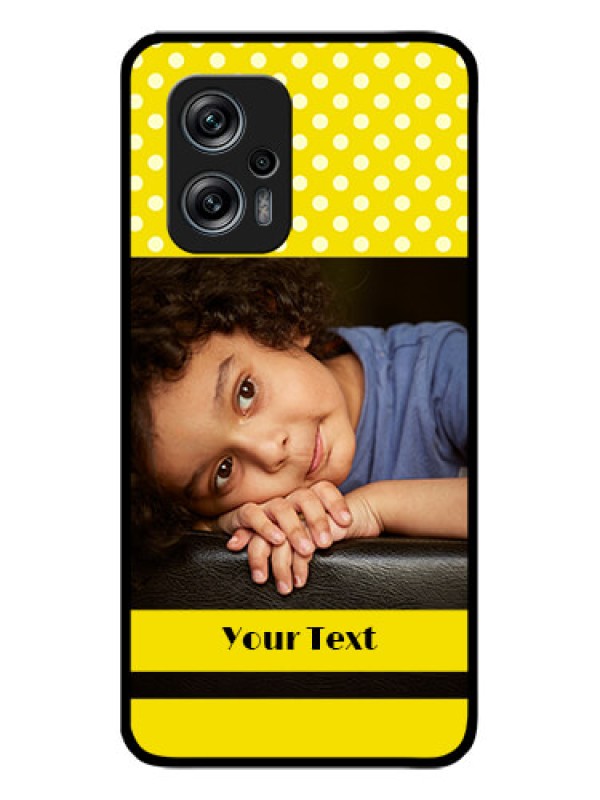 Custom Poco X4 Gt 5G Custom Glass Phone Case - Bright Yellow Case Design