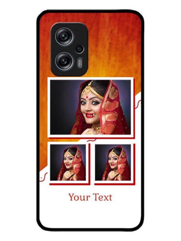 Custom Poco X4 Gt 5G Custom Glass Phone Case - Wedding Memories Design