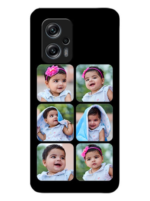 Custom Poco X4 Gt 5G Photo Printing on Glass Case - Multiple Pictures Design