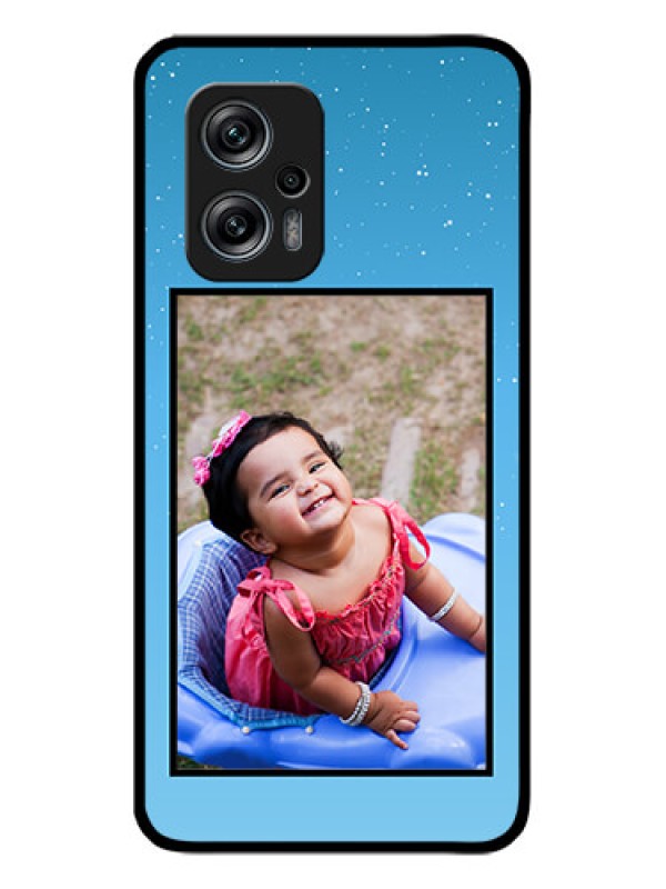 Custom Poco X4 Gt 5G Custom Glass Mobile Case - Wave Pattern Colorful Design