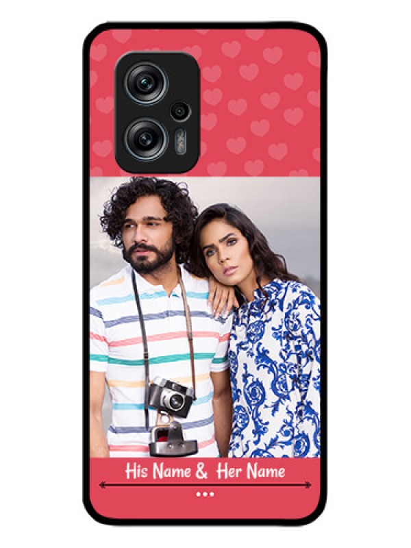 Custom Poco X4 Gt 5G Photo Printing on Glass Case - Simple Love Design