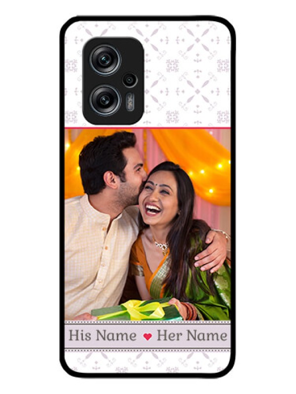 Custom Poco X4 Gt 5G Custom Glass Mobile Case - with Photo and Ethnic Design