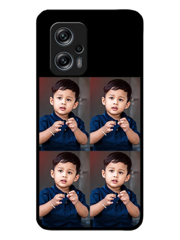 Custom Poco X4 Gt 5G 4 Image Holder on Glass Mobile Cover