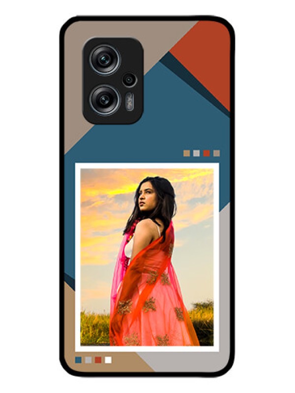 Custom Poco X4 Gt 5G Personalized Glass Phone Case - Retro color pallet Design