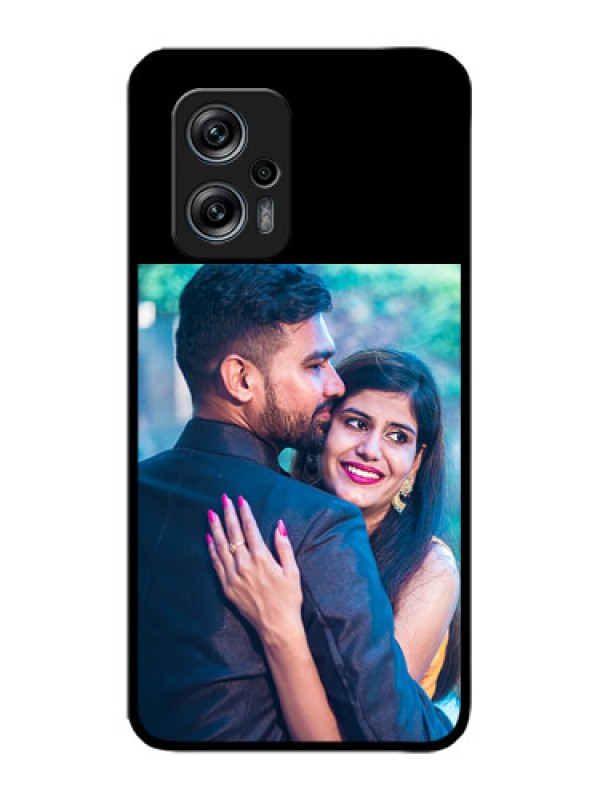 Custom Poco X4 Gt 5G Custom Glass Phone Case - Upload Full Picture With Custom Color Design