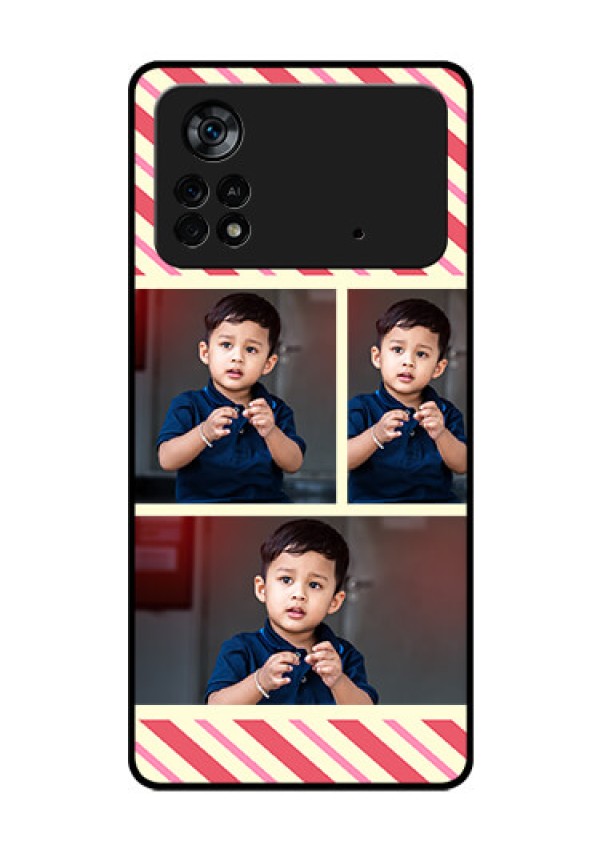 Poco X4 Pro 5G Personalized Glass Phone Case - Picture Upload Mobile Case Design
