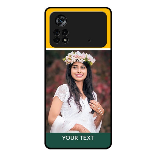 Poco X4 Pro 5G Photo Printing on Glass Case - Love You Design