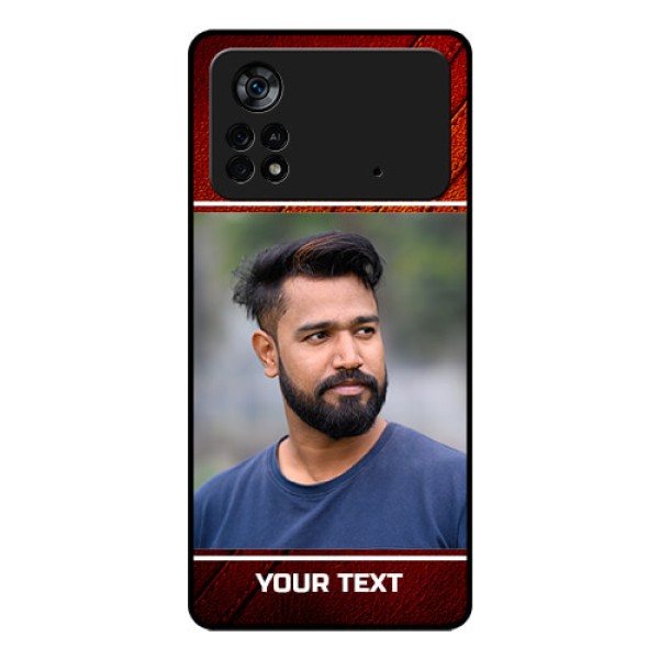 Poco X4 Pro 5G Personalized Glass Phone Case - Leather Phone Case Design Poco X4 Pro 5G Personalized Glass Phone Case - Leather Phone Case Design
