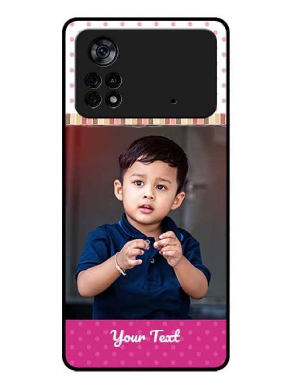 Custom Poco X4 Pro 5G Photo Printing on Glass Case - Cute Girls Cover Design